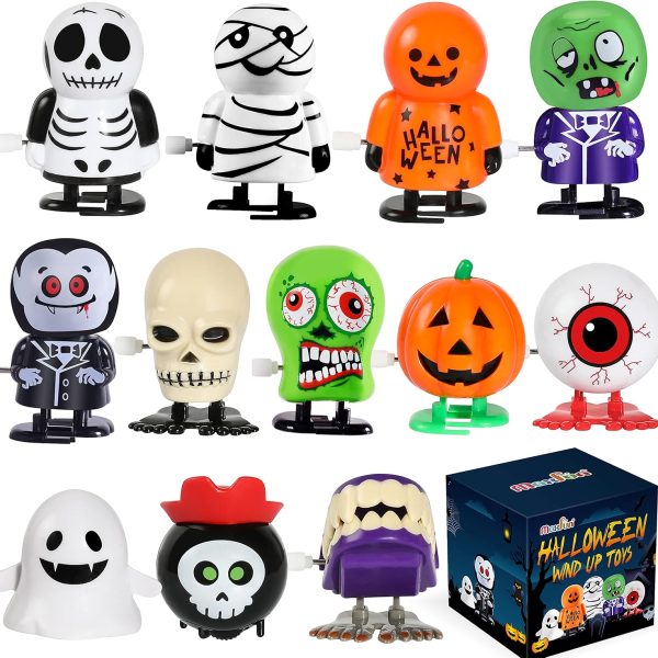 Max Fun 12pcs Halloween Wind Up Toys Assortment for Kids