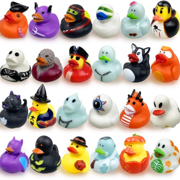 24 Pack Halloween Rubber Ducks