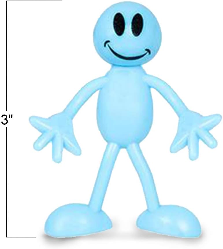ArtCreativity Bendable Smile Figures - 12 Smiley Face Flexible Toys for Kids & Adults, Party Favors, Goody Bag Stuffers, Easter Basket & Piñata Fillers ArtCreativity Bendable Smile Figures - 12 Smiley Face Flexible Toys for Kids & Adults, Party Favors, Goody Bag Stuffers, Easter Basket & Piñata Fillers