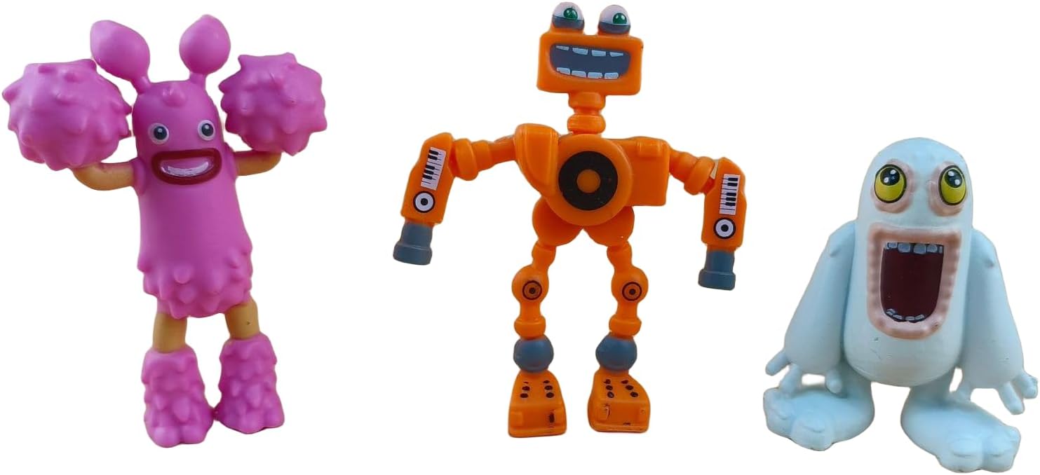51H+sl0SHoL._AC_SL1500_ Singing Monsters Toys Mini Action Figure Playset, 13pcs | Wubbox,Toe,Jammer, Birthday Gift For 6+ Years Old Boys & Girls