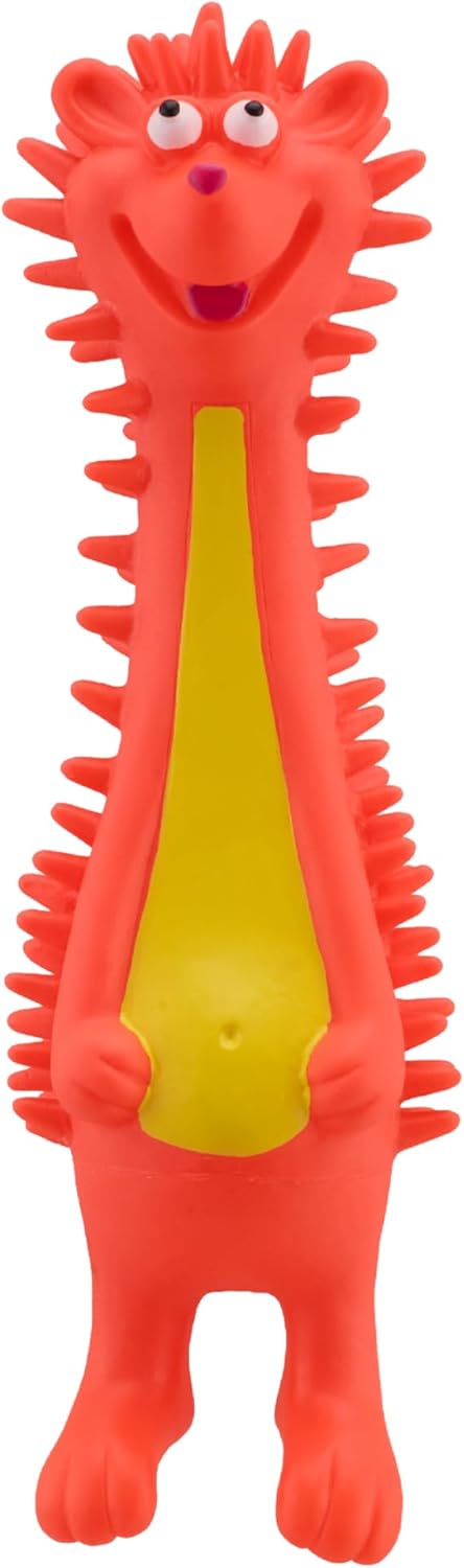 61EI8jMY6wL._AC_SL1500_ Outward Hound Latex-Free Big Squeak Hedgehog Dog Toy
