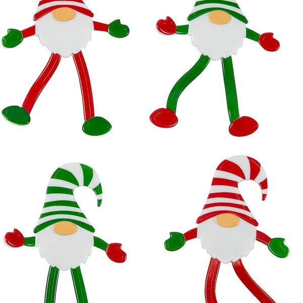 Christmas Gnome Bendables Toy Set