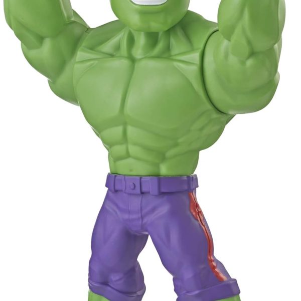 Playskool Heroes Marvel Super Hero Adventures Mega Mighties Hulk Collectible 10" Action Figure, Toys for Kids Ages 3 & Up