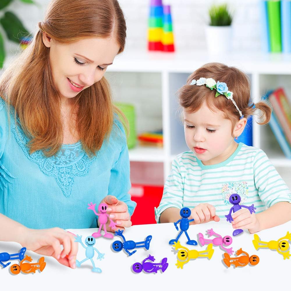 ArtCreativity Bendable Smile Figures - 12 Smiley Face Flexible Toys for Kids & Adults, Party Favors, Goody Bag Stuffers, Easter Basket & Piñata Fillers ArtCreativity Bendable Smile Figures - 12 Smiley Face Flexible Toys for Kids & Adults, Party Favors, Goody Bag Stuffers, Easter Basket & Piñata Fillers