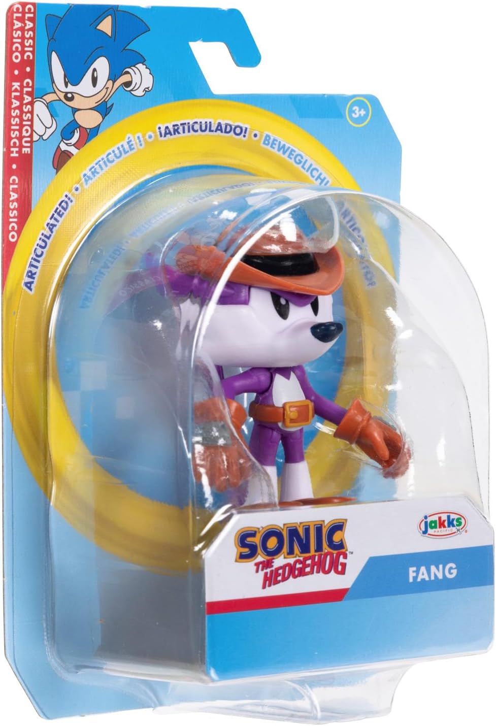 71nH7iB2DuL._AC_SL1500_ JAKKS Pacific Sonic The Hedgehog 2.5 Inch Articulated Action Figures from Wave #21 3-Pack - Includes Sonic, Tails, and Fang - Each Figure Has 5 Points of Articulation