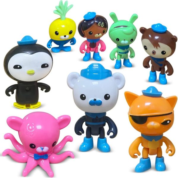 CHANECALL Action Figures Toy Cake Topper Set – 8 Pcs
