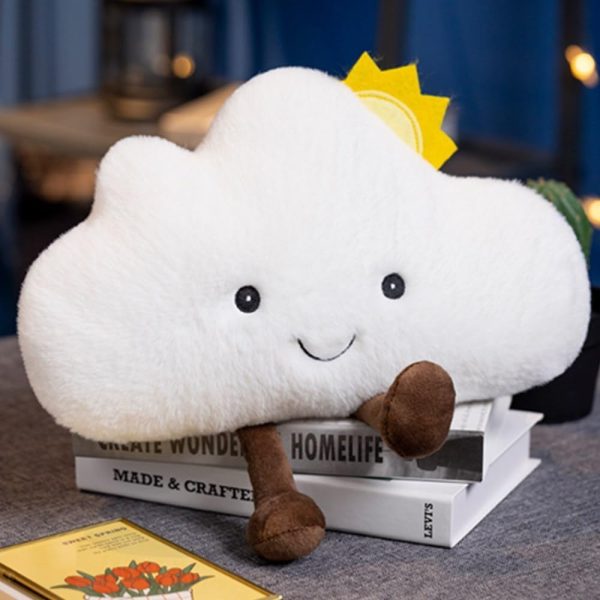 Cloud Shaped Plush Pillow Toys for Home Decoration, as Birthday Gifts for Children and Girls (Cloud)