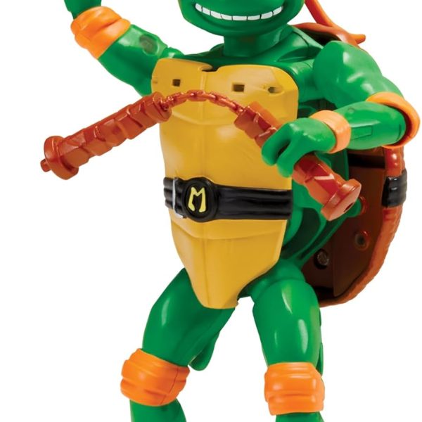 Tales of Teenage Mutant Ninja Turtles: Mutations Deluxe 5.5” Michelangelo Pet to Ninja Figure by Playmates Toys