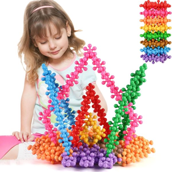 TOMYOU 200 Pieces Building Blocks Kids STEM Toys Educational Discs Sets Interlocking Solid Plastic for Preschool Boys and Girls Aged 3+