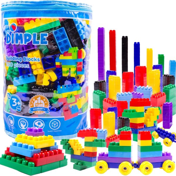 Dimple Building Blocks for Toddlers – 300 PCS