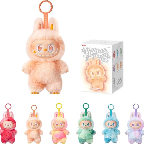 POP MART THE Monsters LABUBU Big into Energy Vinyl Plush Pendant Blind Box | LABUBU Doll, Blind Box Figures, Plush Keychain, Bag Charms, Random Design
