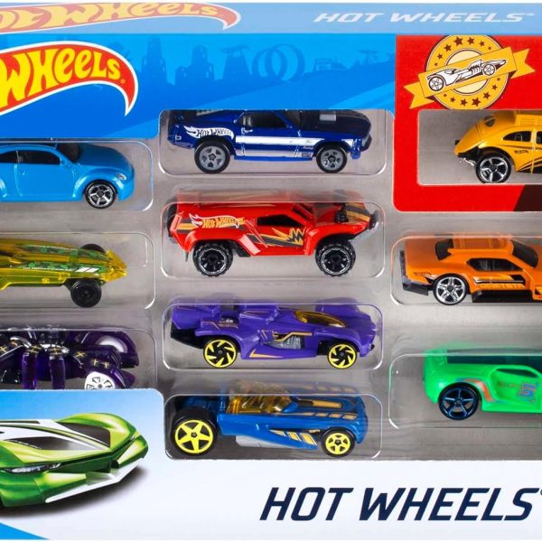 Hot Wheels 10-Pack Toy Cars